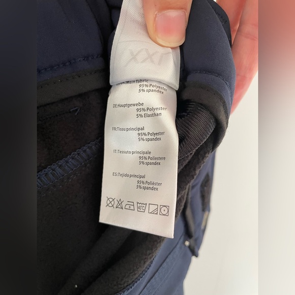 Hiauspor Men's Fleece Lined Hiking Pants Waterproof  Hunting Pants Navy new - Picture 14 of 14